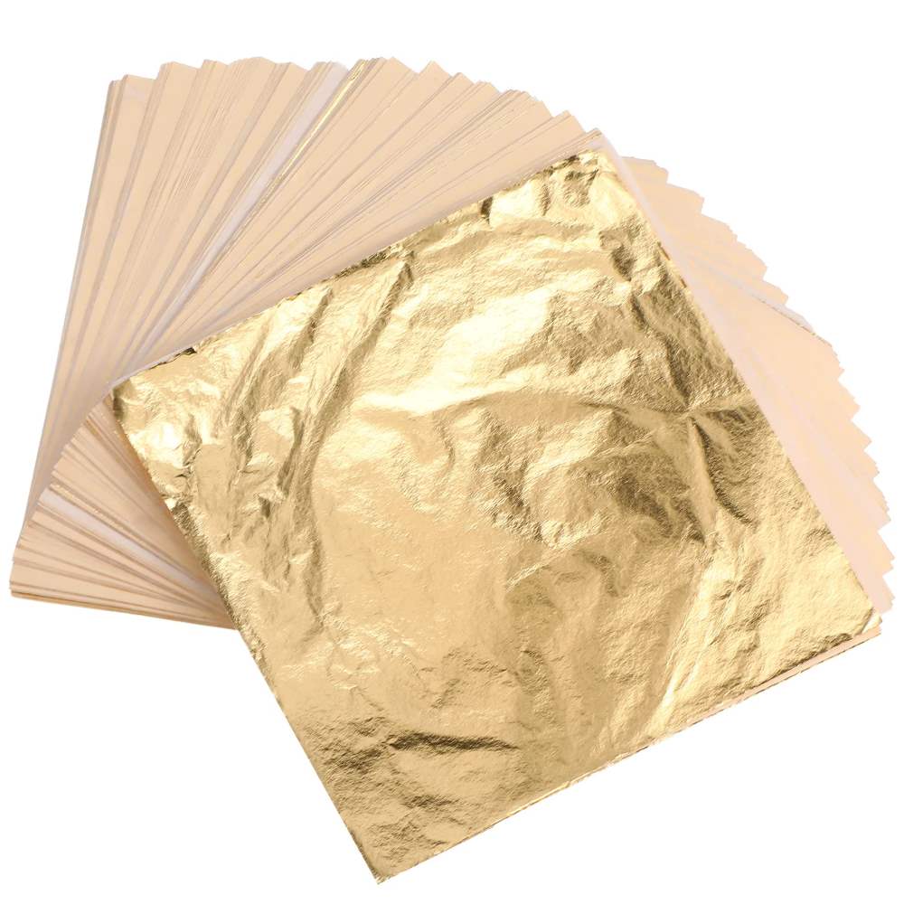 Gold Leaf & Silver Leaf 16x16 cm 10 pc image 2