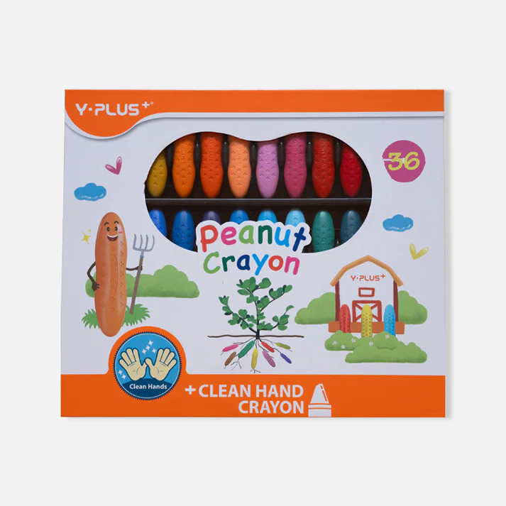 Y-Plus+ Peanut 36 Pcs Crayon image 2