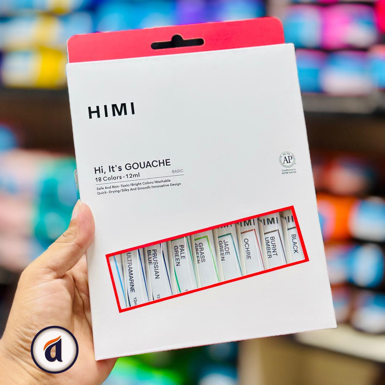 Himi Gouache Paint Set 12ml 18, 24, 36 Colours image 2