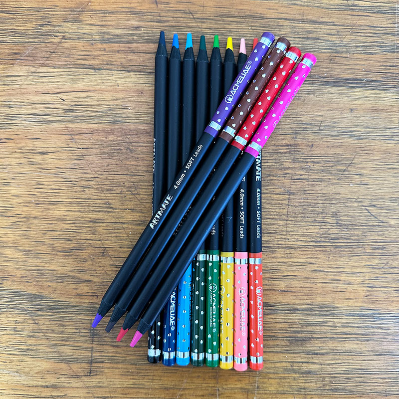 Acmeliae Artmate 12 Color Pencils Tin Box image 3