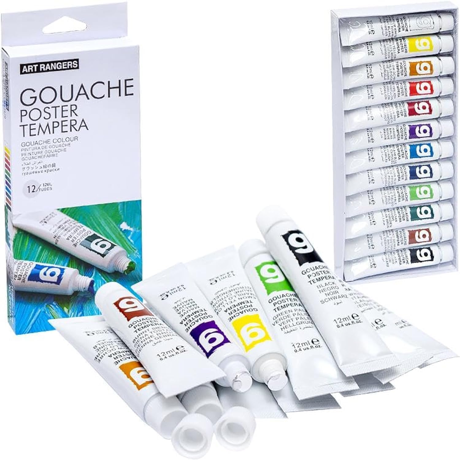 Art Rangers Gouach Colour 12x12ml (PG31.12012.A) image 2