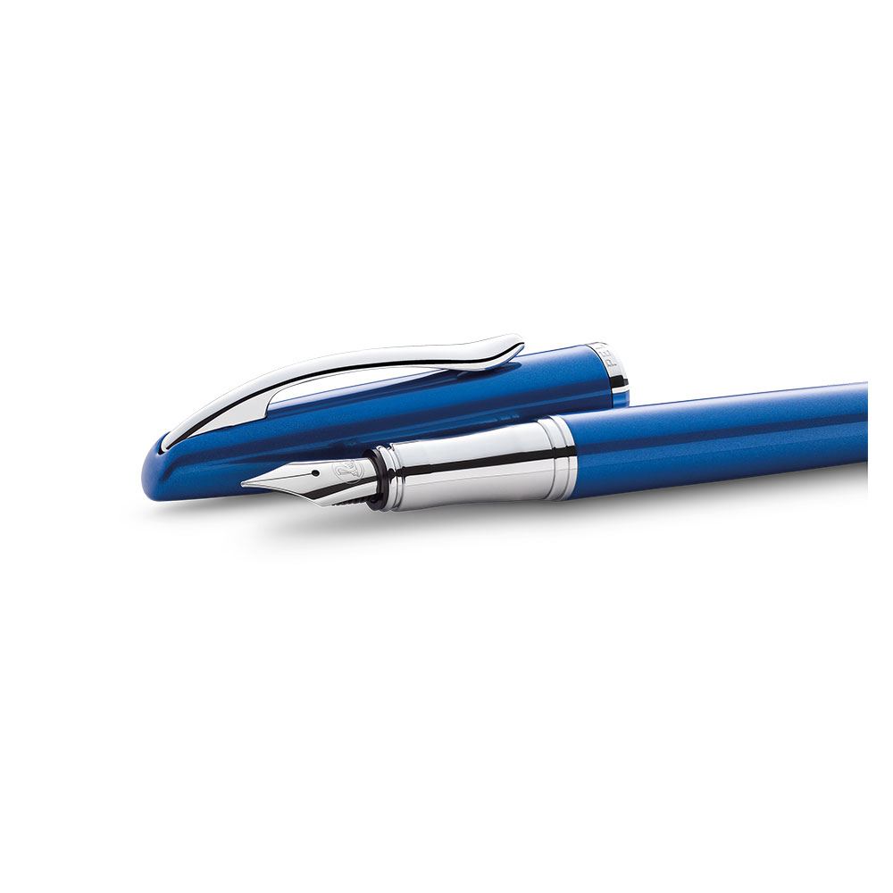 Pelikan Fountain Pen Jazz Nobel Elegance Saphire In Folding Box,Blue image 4