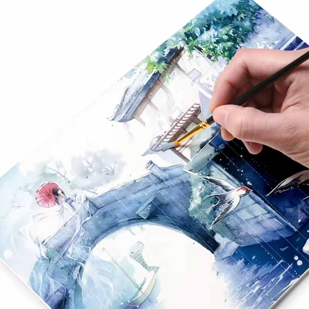 Giorgione Solid Metallic Glitter Watercolor Tin Box Paint Set of 36 with Free Gifts image 6