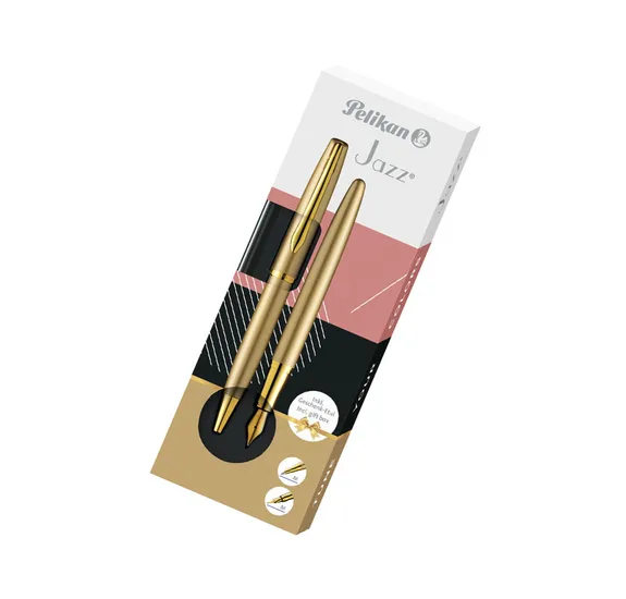  Pelikan Jazz Noble Elegance Set Fountain pen & Ballpoint pen [Gold Body] image 2