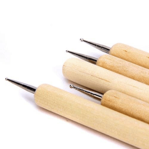 Wooden Ball Stylus Dotting Tool 5pc (Mandala Tools) image 2