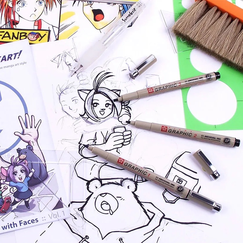 Sakura Pigma Graphic Calligraphy marker image 2