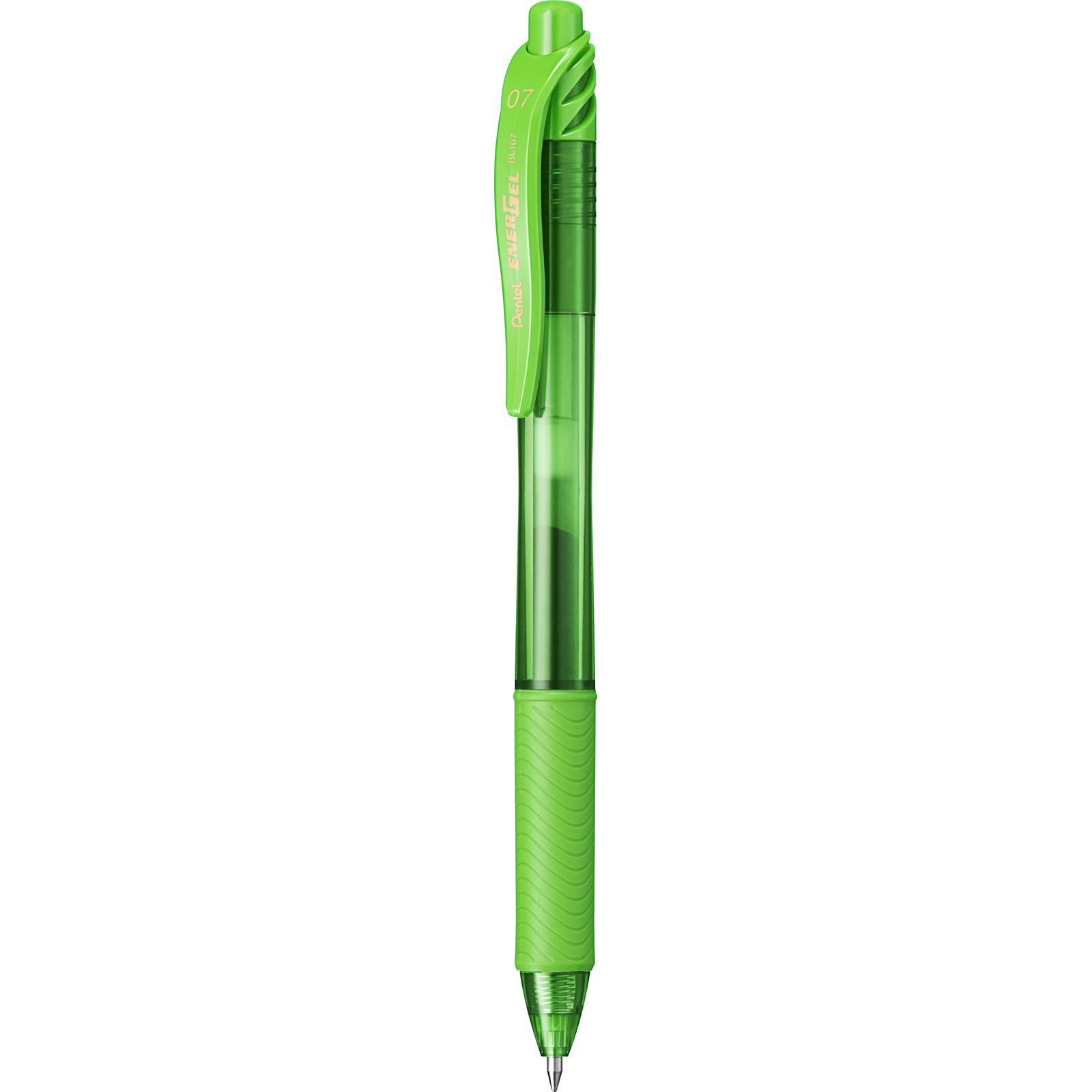 Pentel Energel Gel Pen Lime Green Ink (0.7mm) - 1 Pcs - BL107 image 3