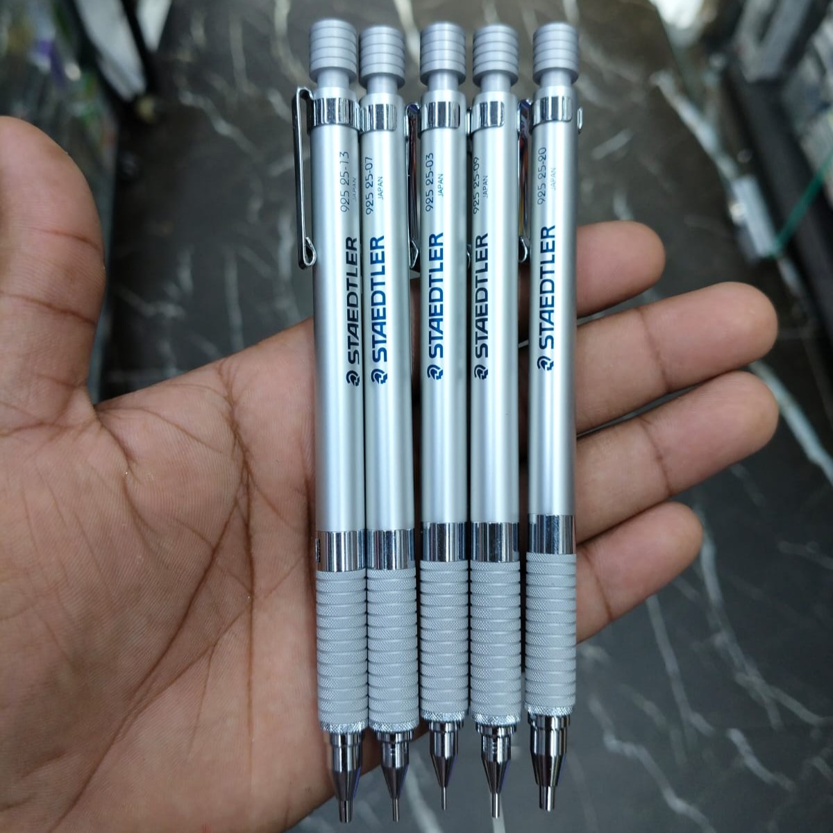 Staedtler Mechanical Pencil Silver Series 925 25 0.5MM 0.7MM 0.9MM 0.3MM 1.3MM 2.0MM image 2