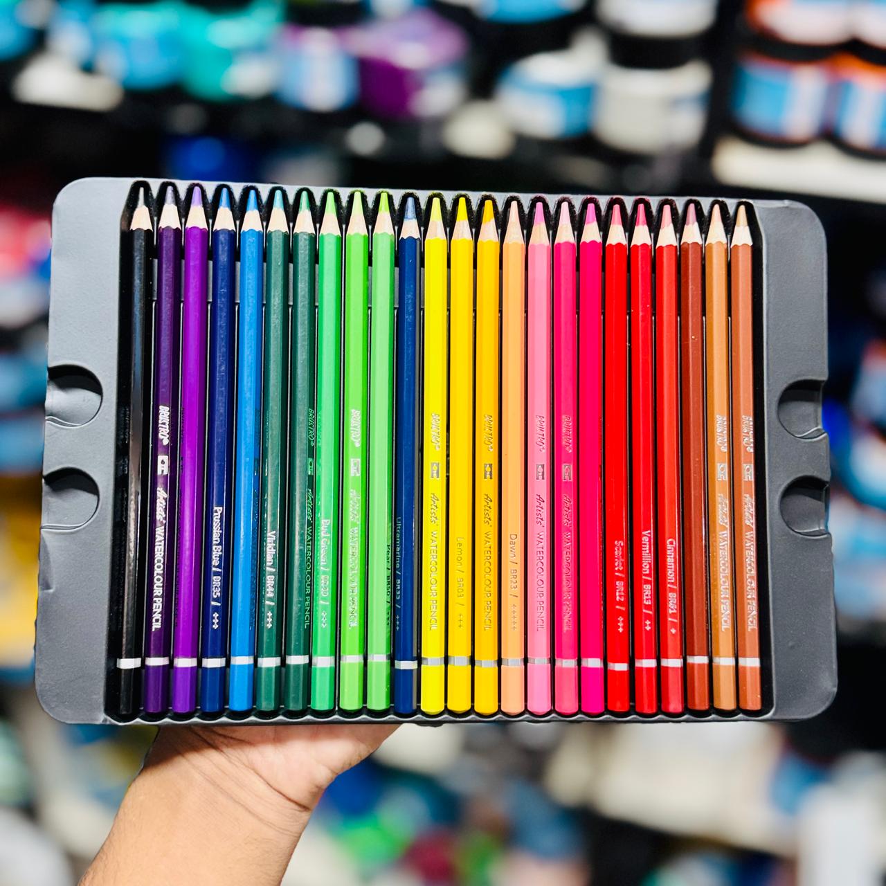 Brustro Artists Watercolour Pencil Set – 72 Colors (BRAWCP72) image 3