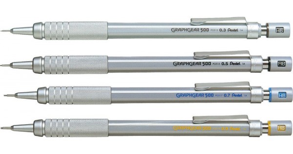 Pentel Graph Gear Drafting Pencil 500 (0.3mm) - - PG513-E image 2