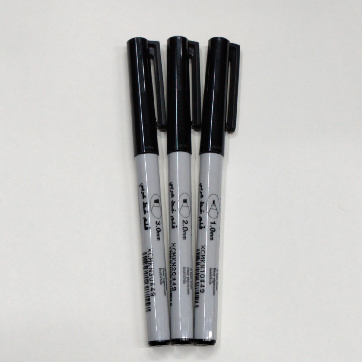 Sakura Calligraphy Pens Black Pack of 3 (1mm, 2mm, 3mm) image 3