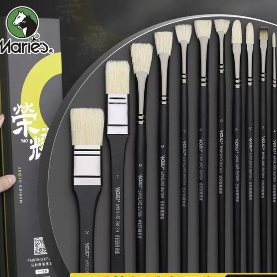 Marie's Premium Oil, Acrylic Painting Brushes Set  image 2