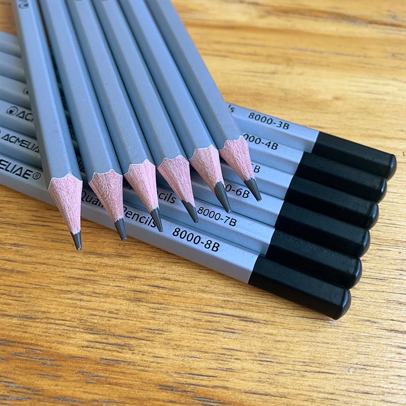 Acmeliae Drawing Graphite Pencils Set 6pc image 3