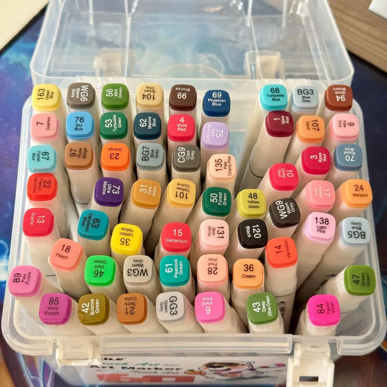 Baile Dual Tip Art Markers 60pc image 2