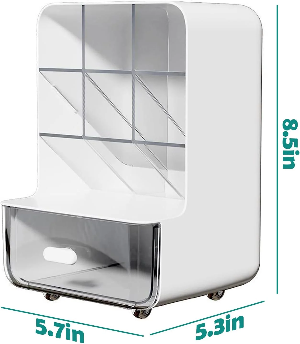 Pen Organizer for Desk, Desk Organizer with Drawer image 2