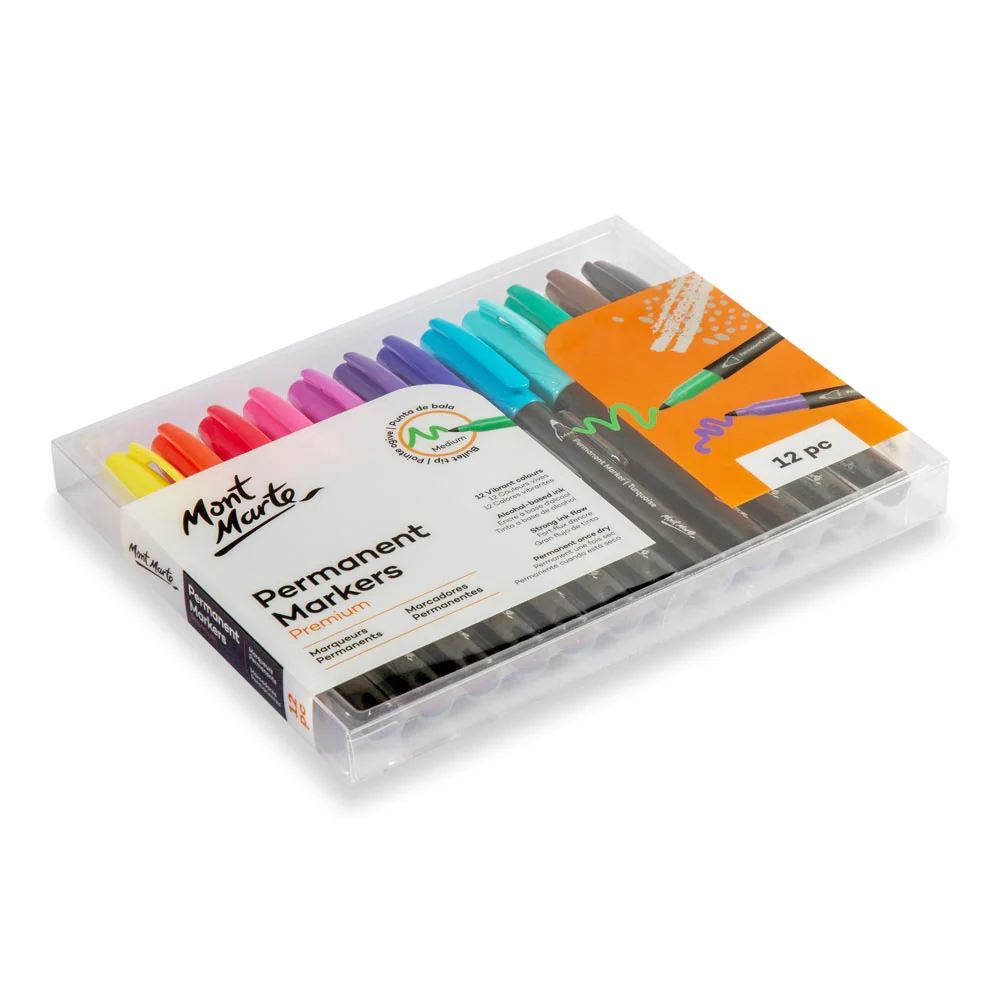 Mont Marte Permanent Markers 12pc image 3