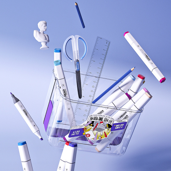 Guangbo Double Headed  Marker Pens 36pc image 5