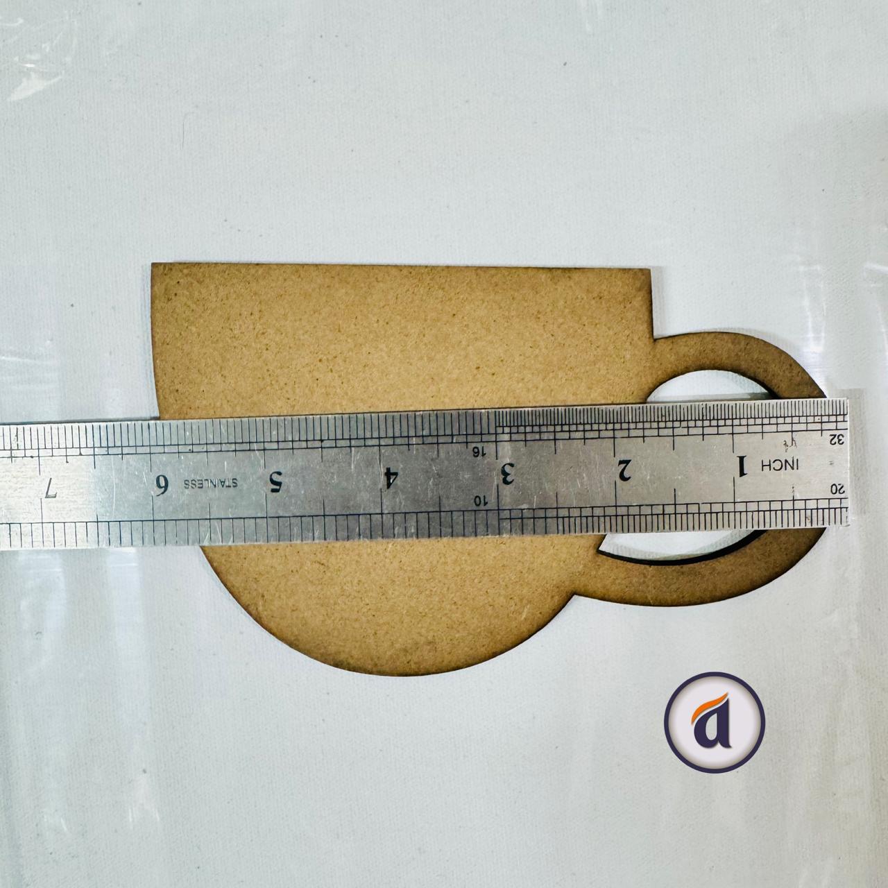 Tea Cup MDF Board 6 inch image 2