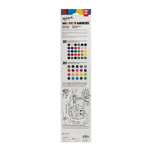 Mont Marte Mammoth Markers Set 50 Piece image 6