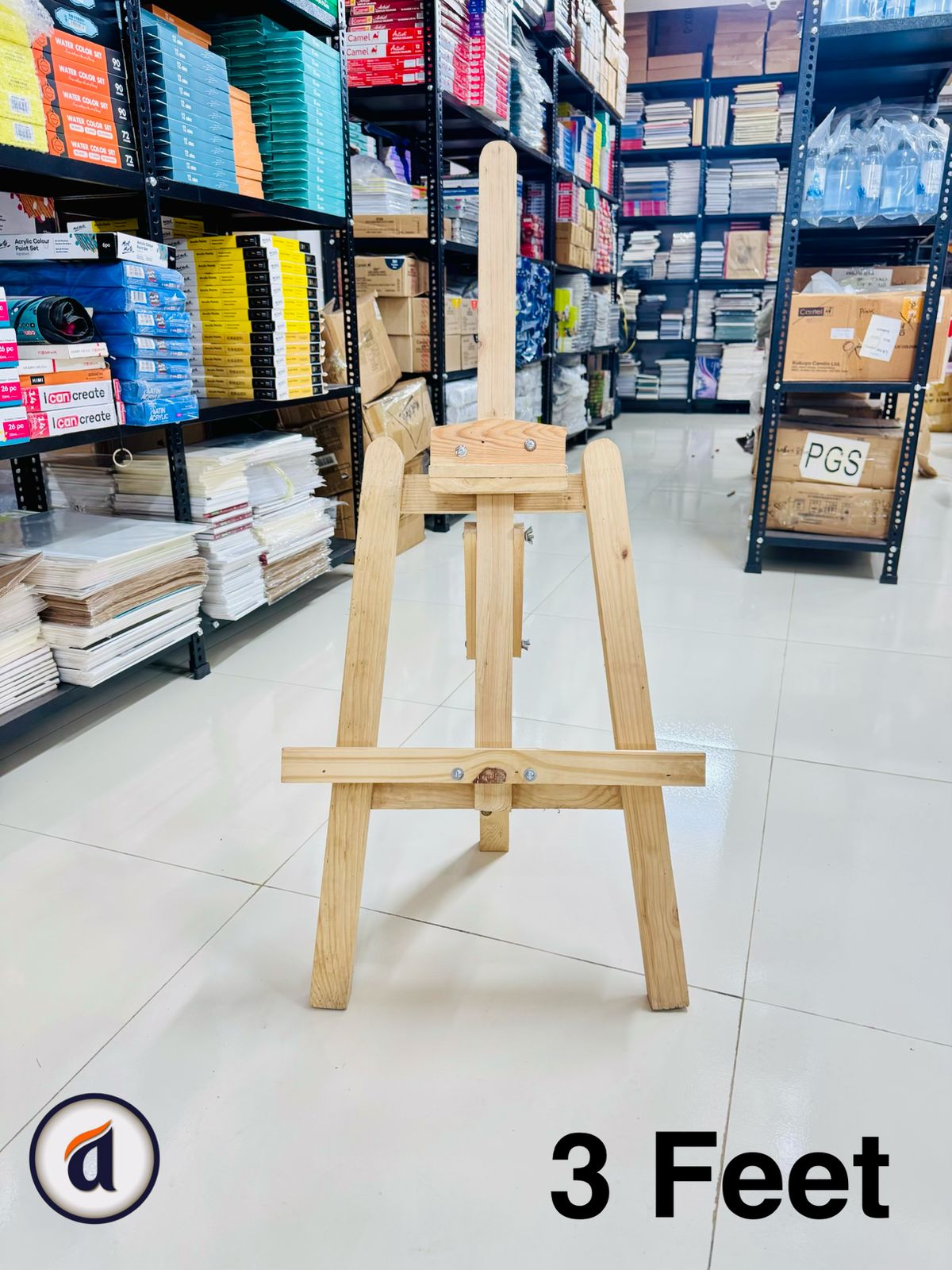 Art Canvas Stand, Wooden Easel image 2