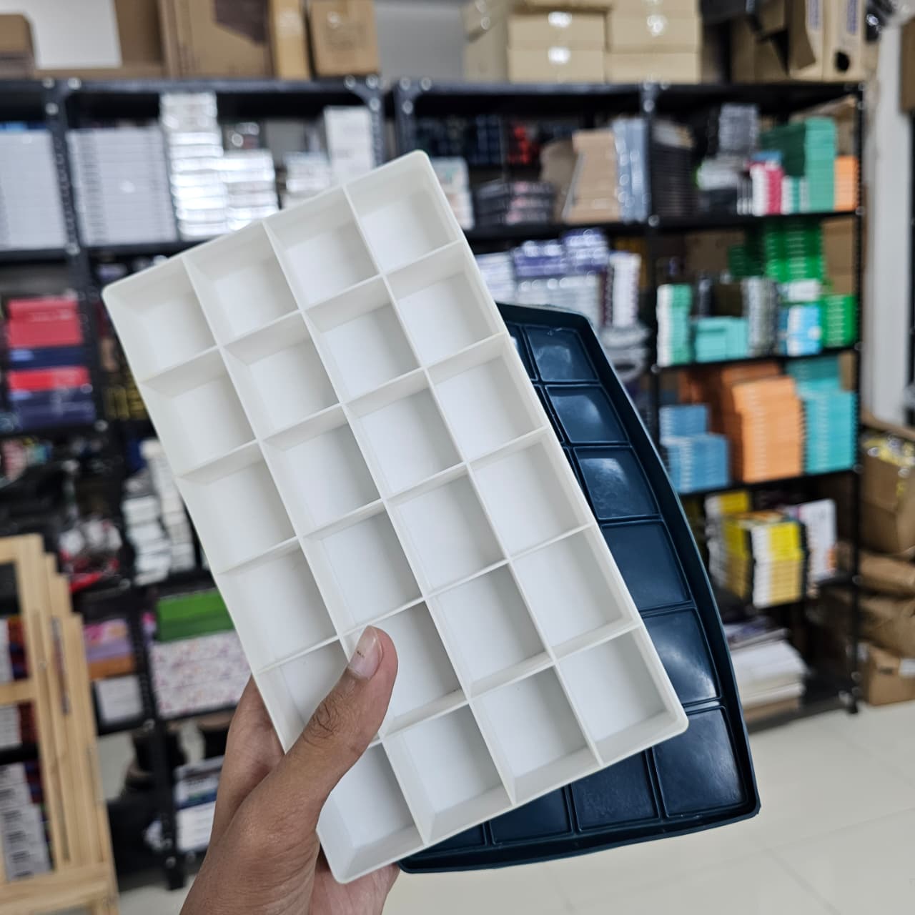 24 Grid Rubber Cover Color Platte image 3
