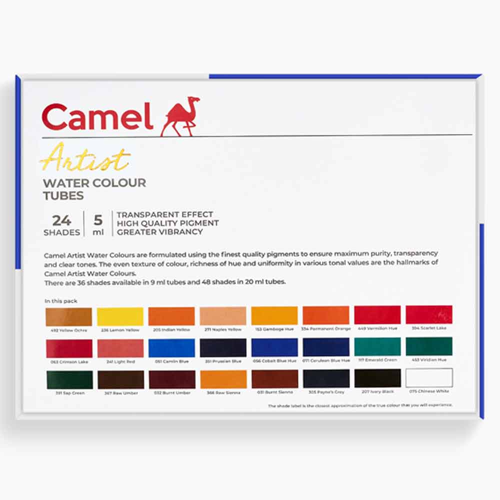 Camel Artist Watercolor Set 24 Shades 5ml image 3