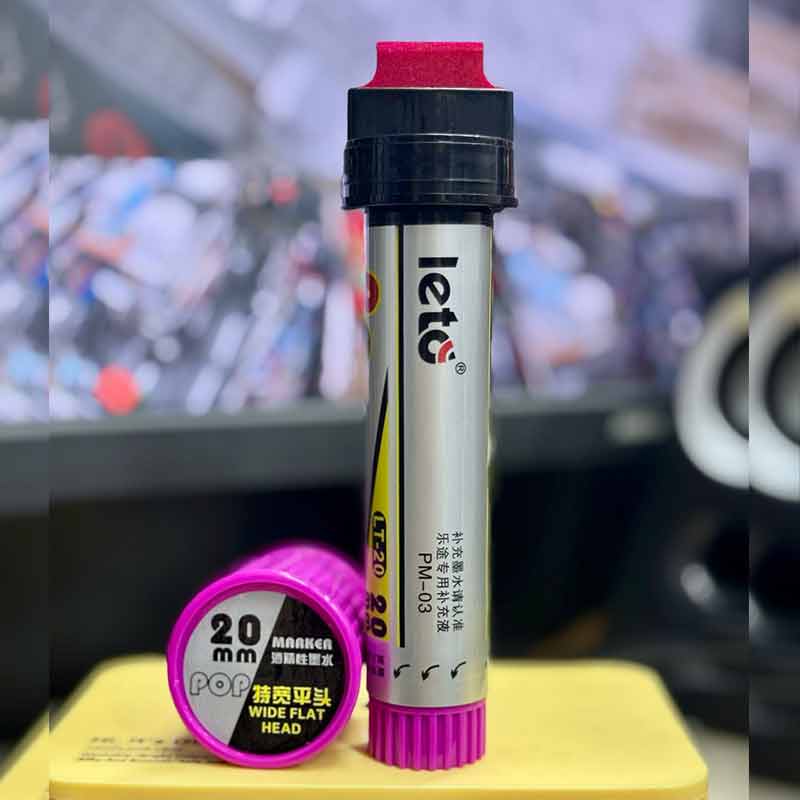 Leto Pop Marker 20mm Magenta image 2