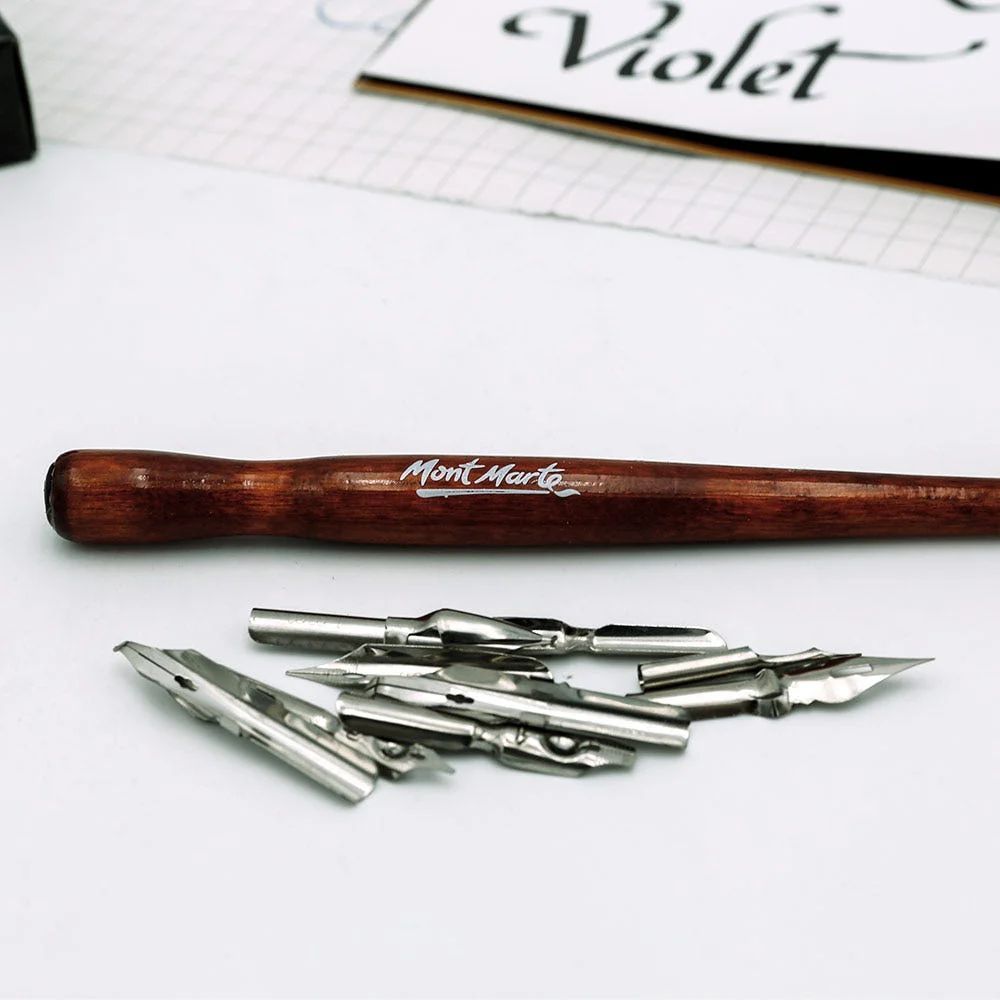 Mont Marte Calligraphy Dip Pen Set 10pc image 2