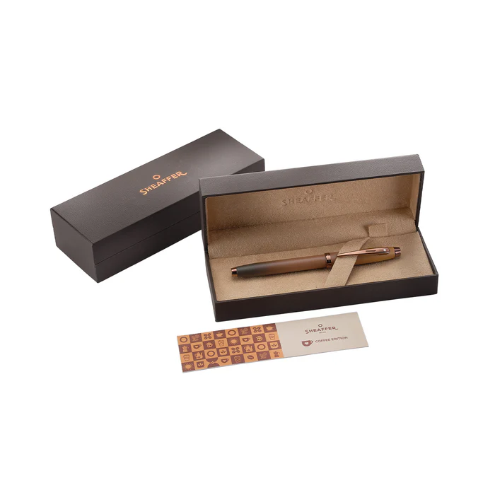 Sheaffer® 100 9374 Coffee Edition Matt Brown Fountain Pen with Regal Brown PVD Trims image 2