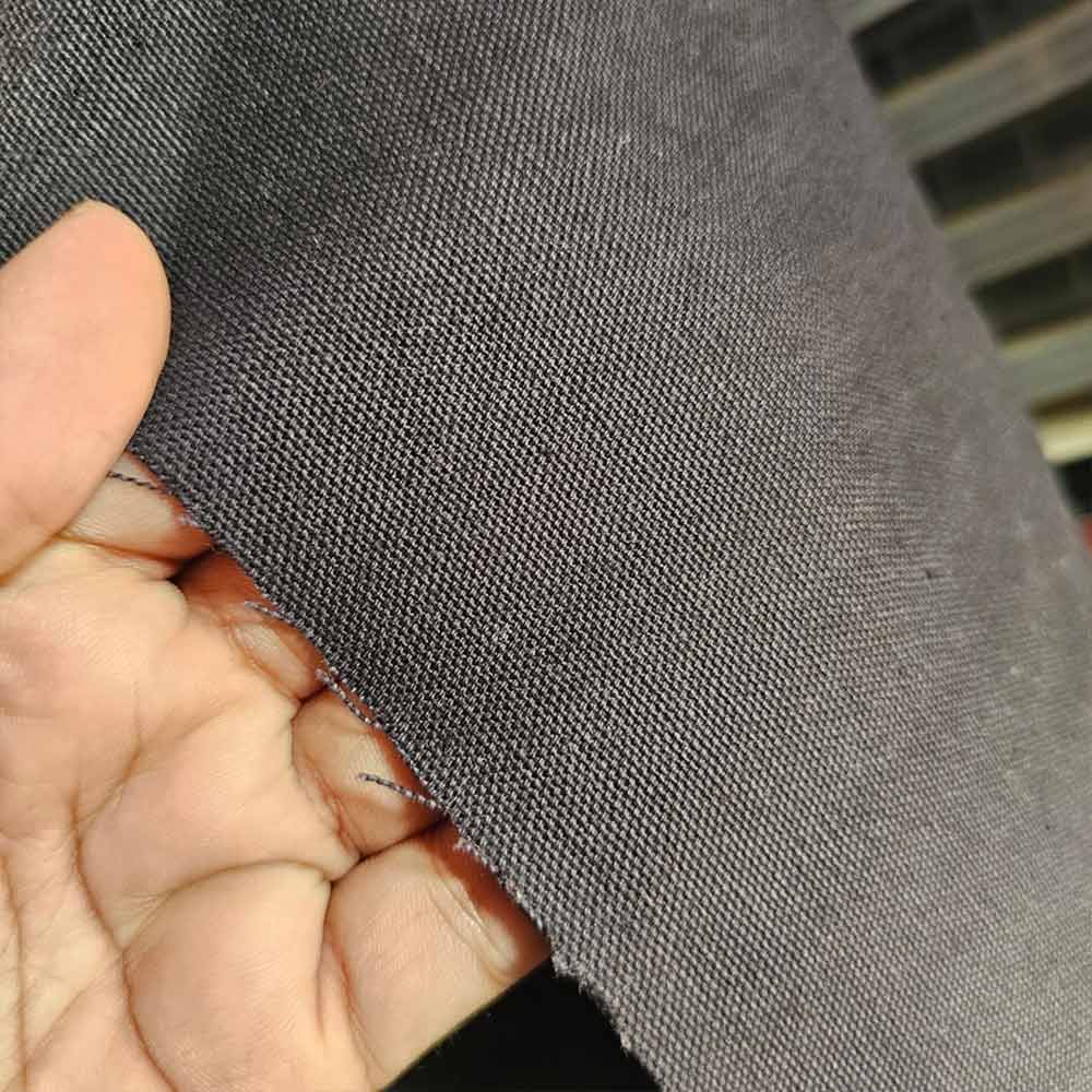 Canvas Cloth/Canvas kapor (1 Yards= 36 inch)  Black image 2
