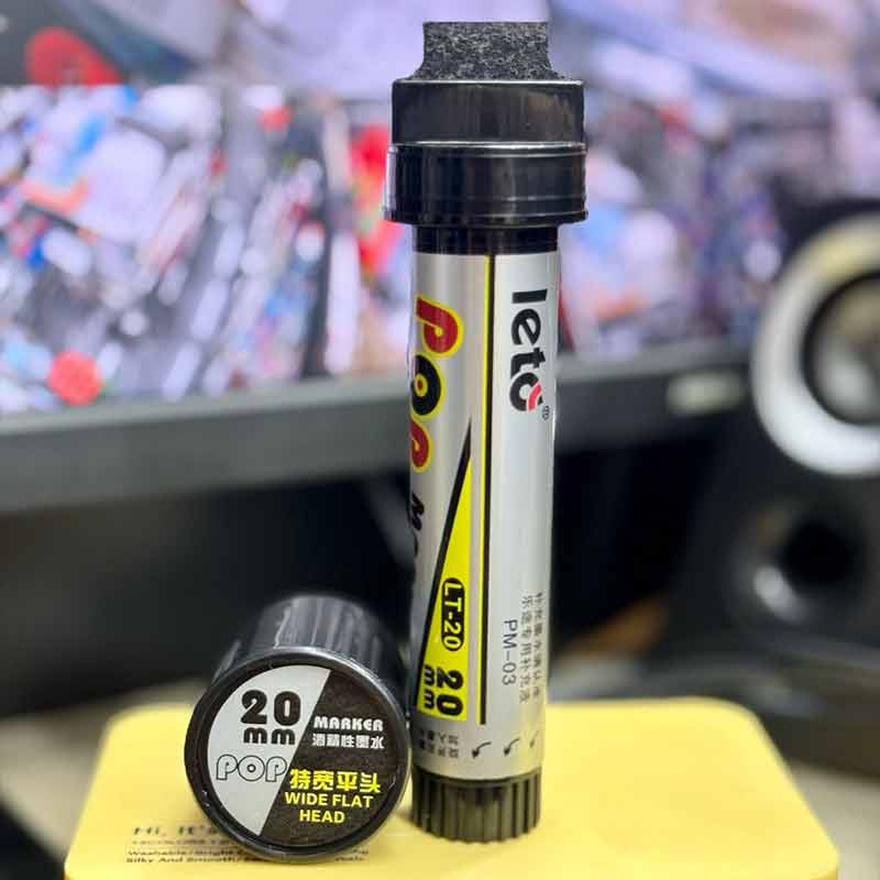 Leto Pop Marker 20mm Black image 2