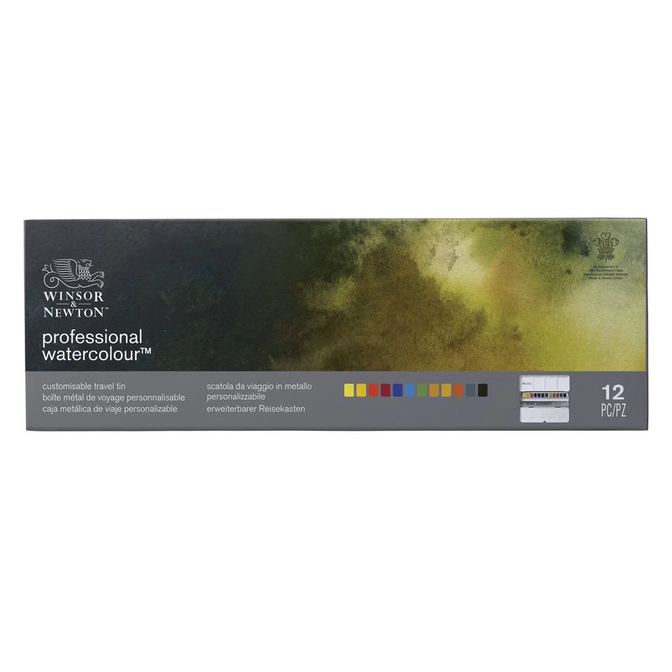 Winsor and Newton Professional Watercolour Set Customisable Travel Tin image 2