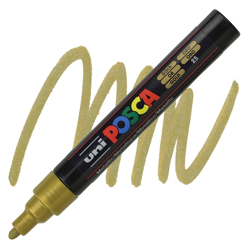 Uni Posca Marker Gold 2.5mm [1pes] image 2
