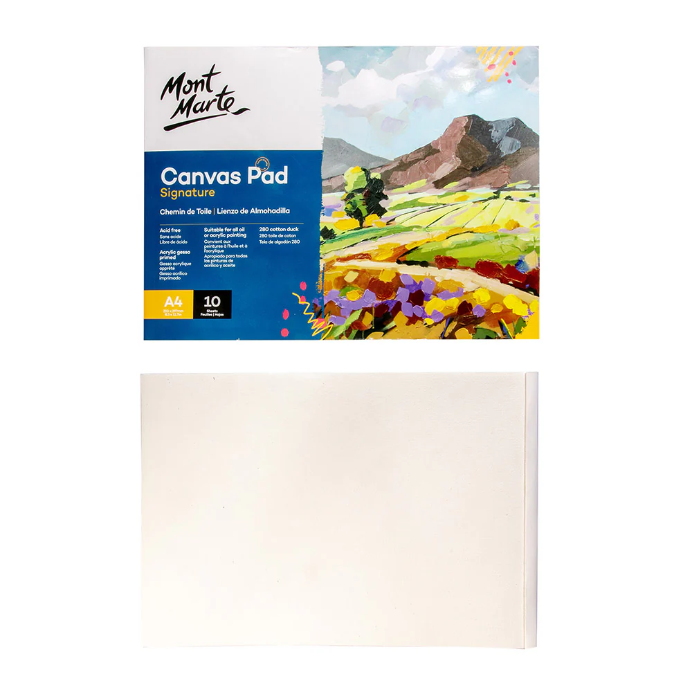 Mont Marte Canvas Pad A4 10 Sheet (8.3x11.7in) image 2