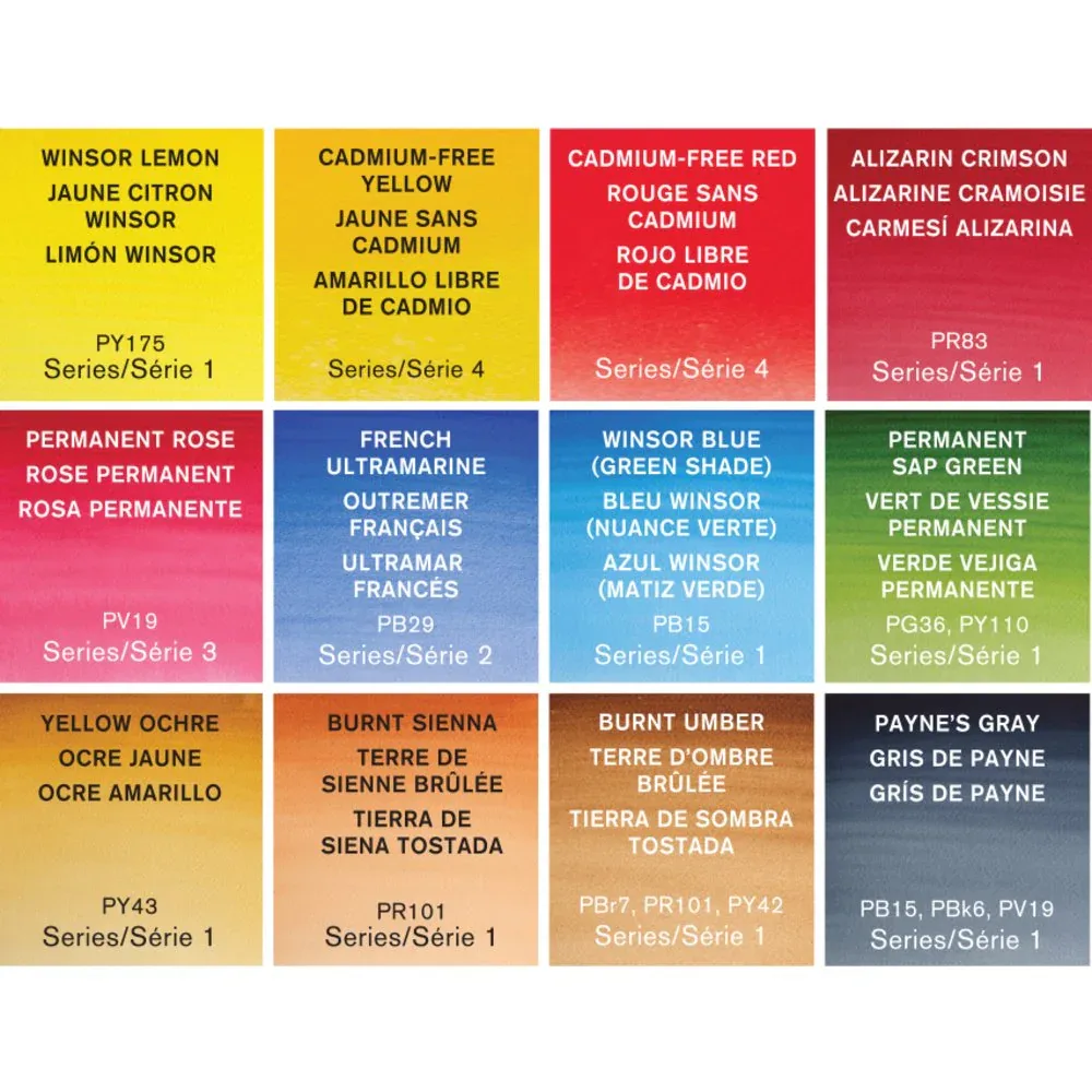 Winsor&Newton Professional Watercolour Set  Tube Travel Tin - 12x5ml image 7