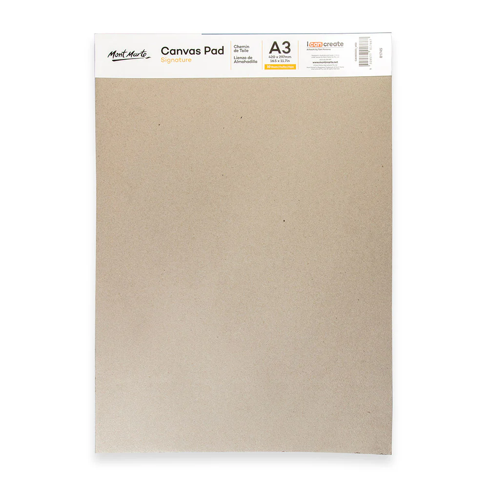 Mont Marte Canvas Pad A3 10 Sheet (11.7x16.5in) image 5