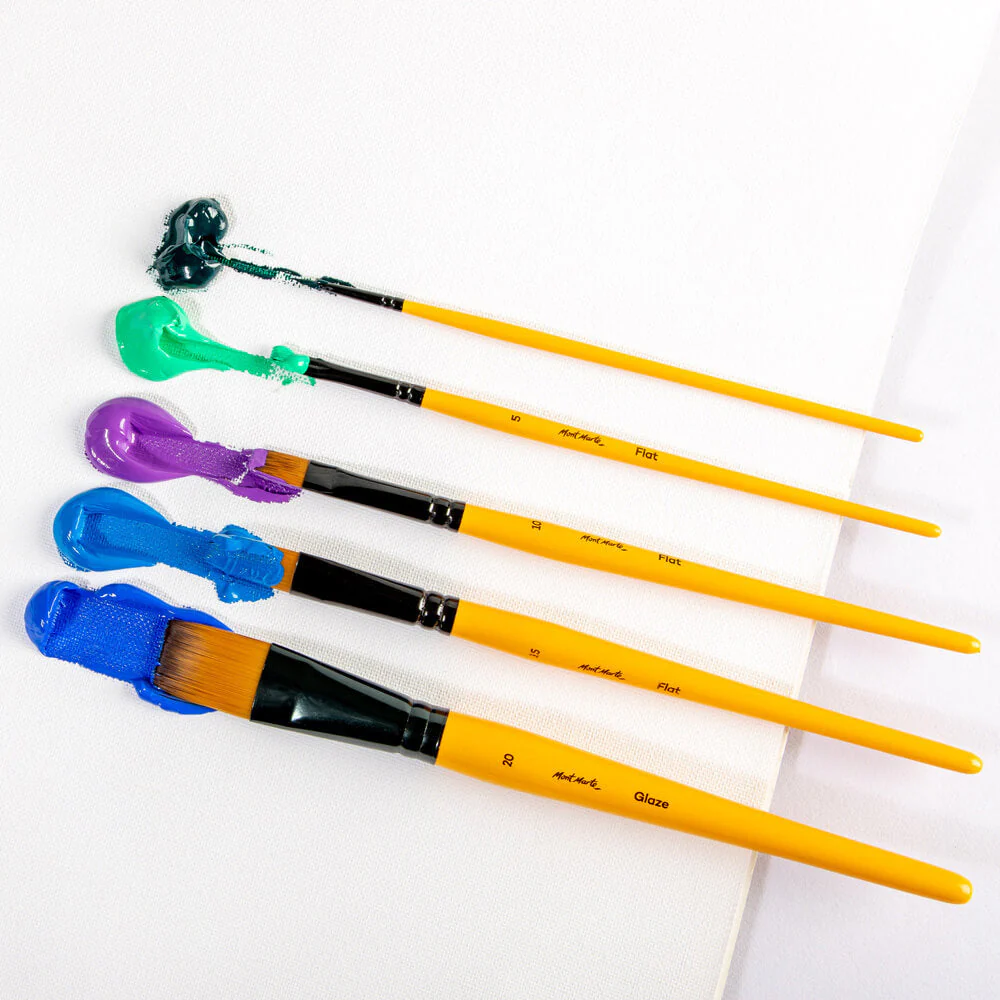 Mont Marte Acrylic Brush Set 5pce image 3