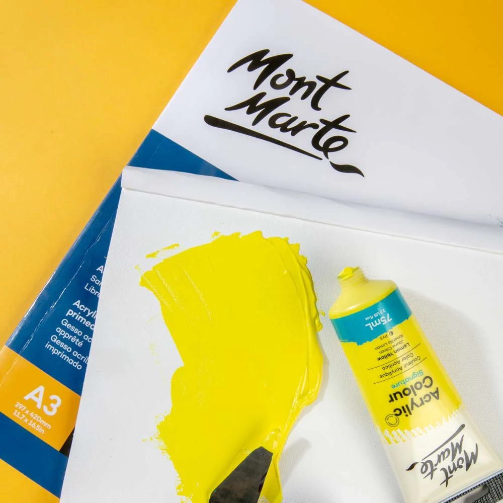 Mont Marte Canvas Pad A4 10 Sheet (8.3x11.7in) image 4