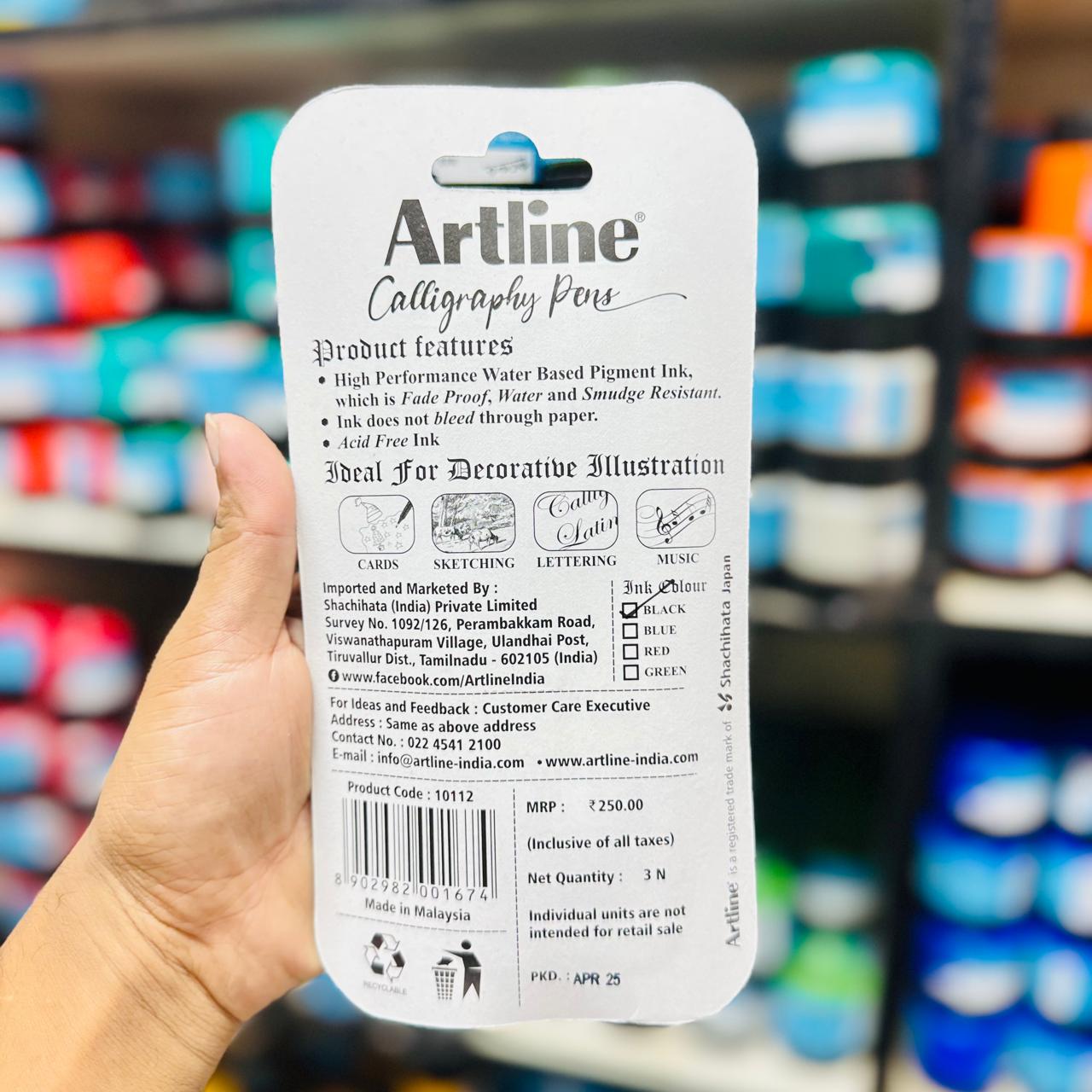 Artline Calligraphy Pen Set image 2