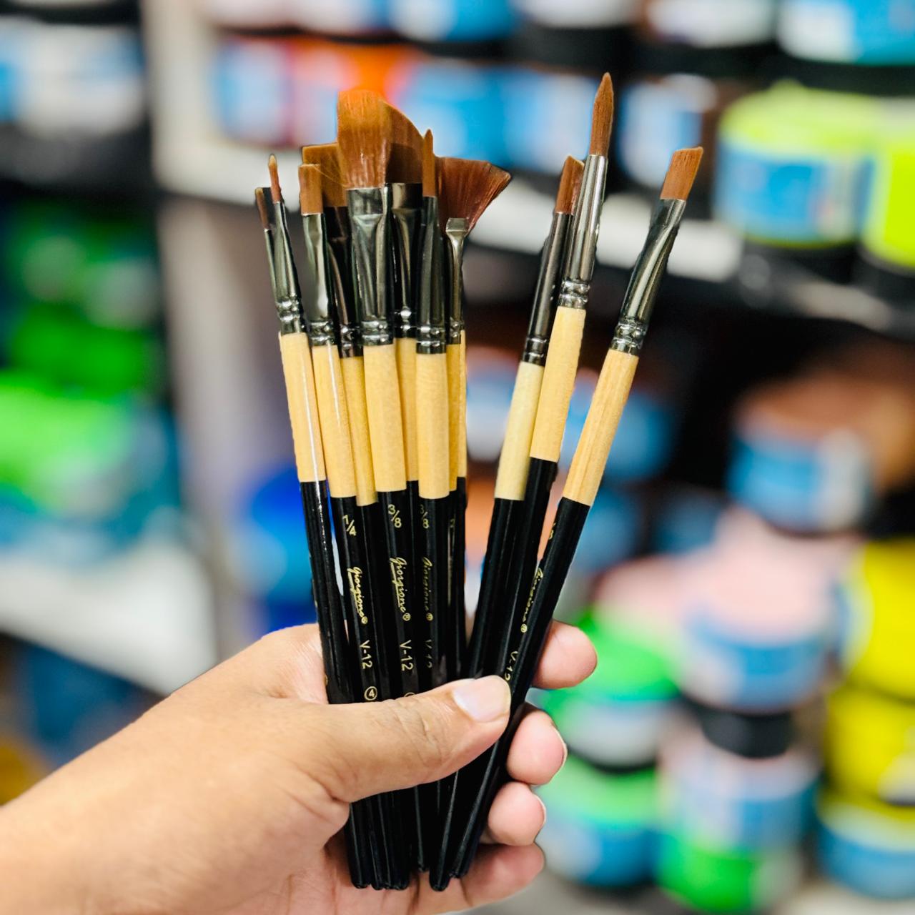 Giorgione Multifunctional Painting Brush Set 12pcs V-12 image 2