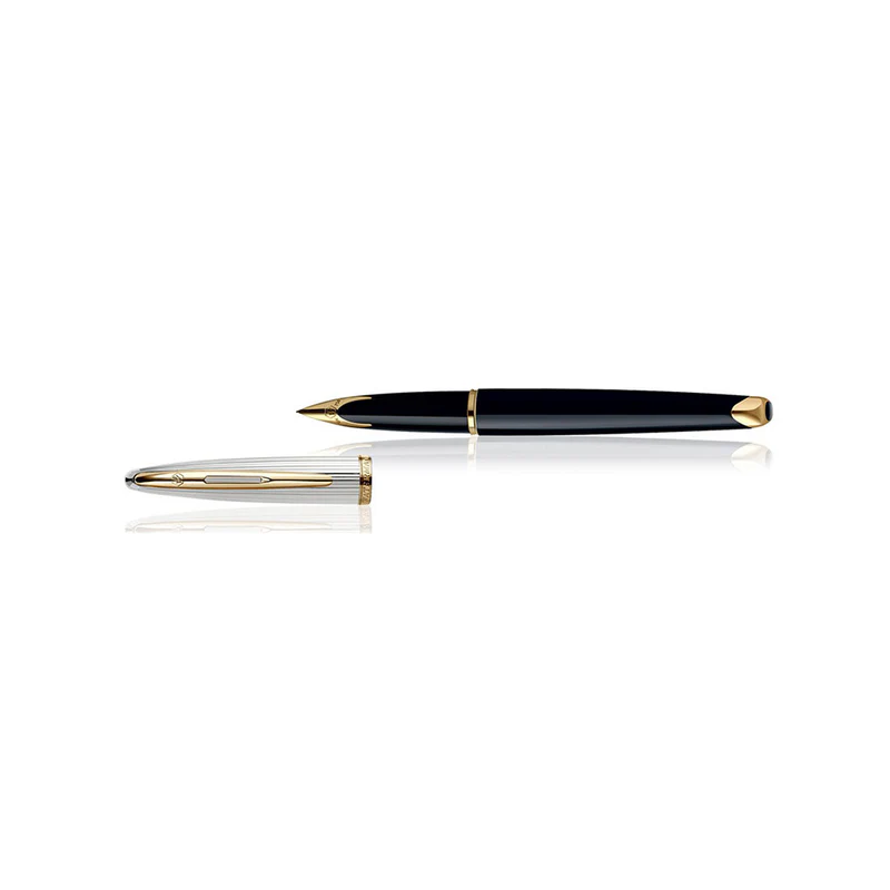 Waterman Carene Deluxe Black GT Fountain Pen – 18Kt Gold Medium Nib image 4