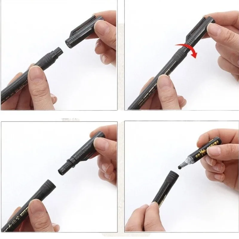 Baoke Calligraphy Brush Pen Black Ink Size Large With 1 Refill 1+1S20 image 4