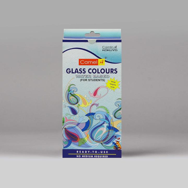 Camel Water Based Glass Colour 10ml Each 6 Shades image 3