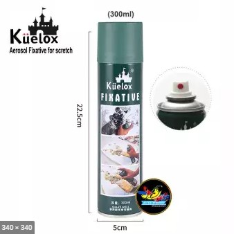 Kuelox Fixative Spray 300ml image 2