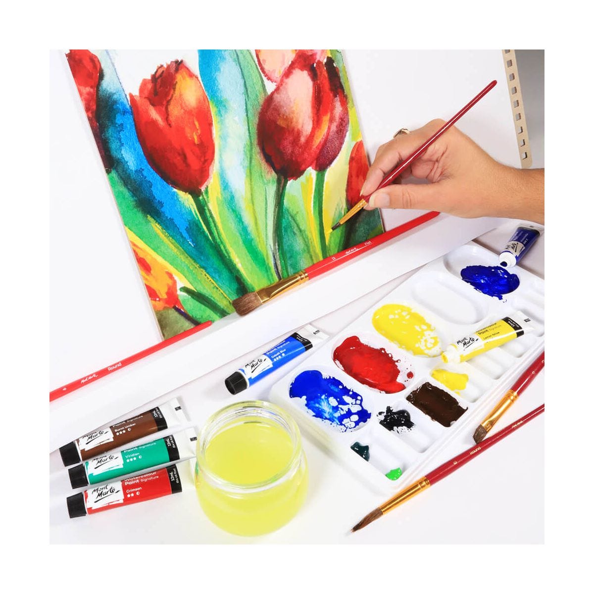 Mont Marte Watercolour Paints 24pc x 12ml image 2