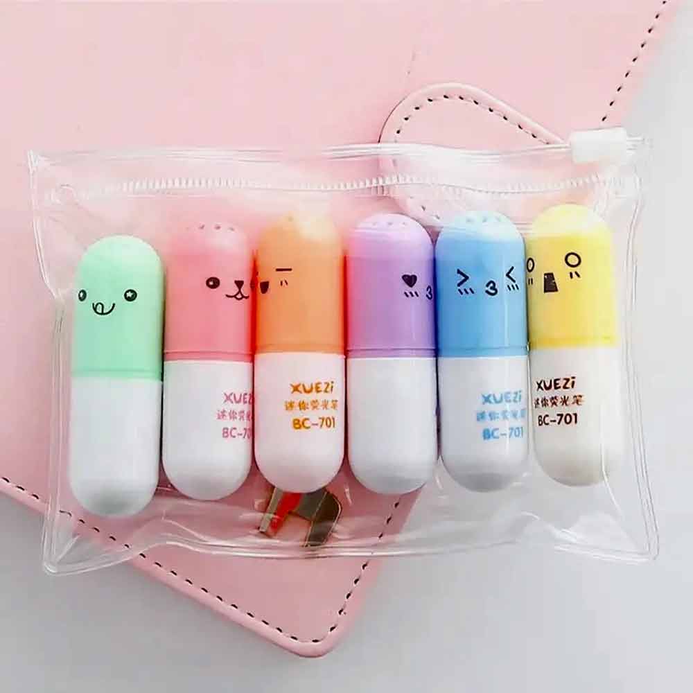 Capsule Highlighters 6pc set image 3