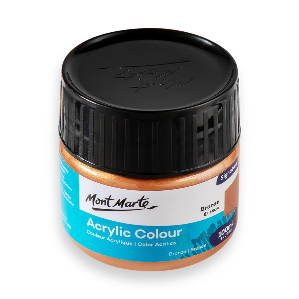 Mont Marte Acrylic Colour Paint 100ml Bronze image 2