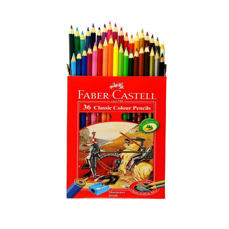 Faber Castell Classic Colour Pencils-36Pcs image 2