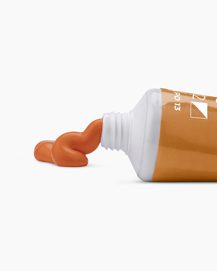 Camel Artist Acrylic Colour 120ml Permanent Orange Sr-2 image 2