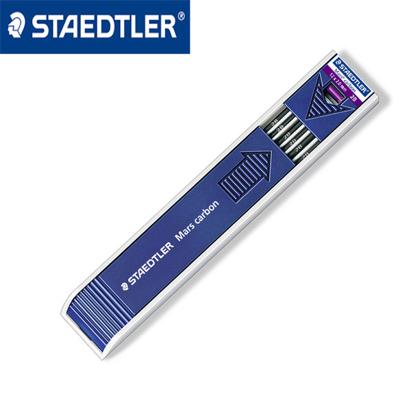 Staedtler Mars Carbon 2mm Drawing Leads 2B Degree Tray of 12 Leads image 3